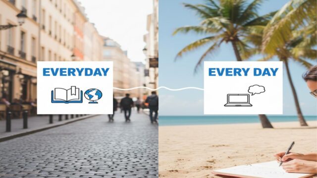 Everyday vs every day: Doğru kullanım, örnekler, mini test