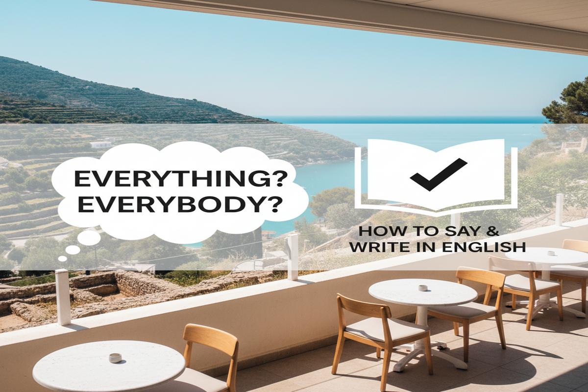 Everything vs Everybody: Doğru Kullanım ve Fiil Uyumu