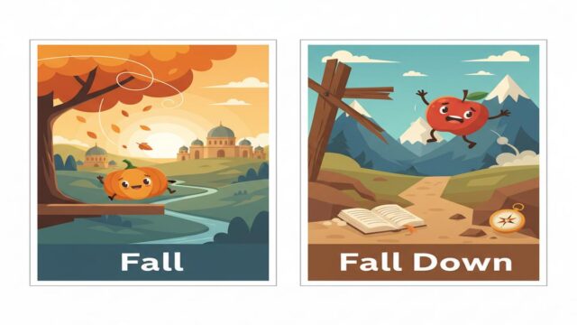 Fall vs Fall Down: Doğru Kullanım, Örnekler ve İpuçları
