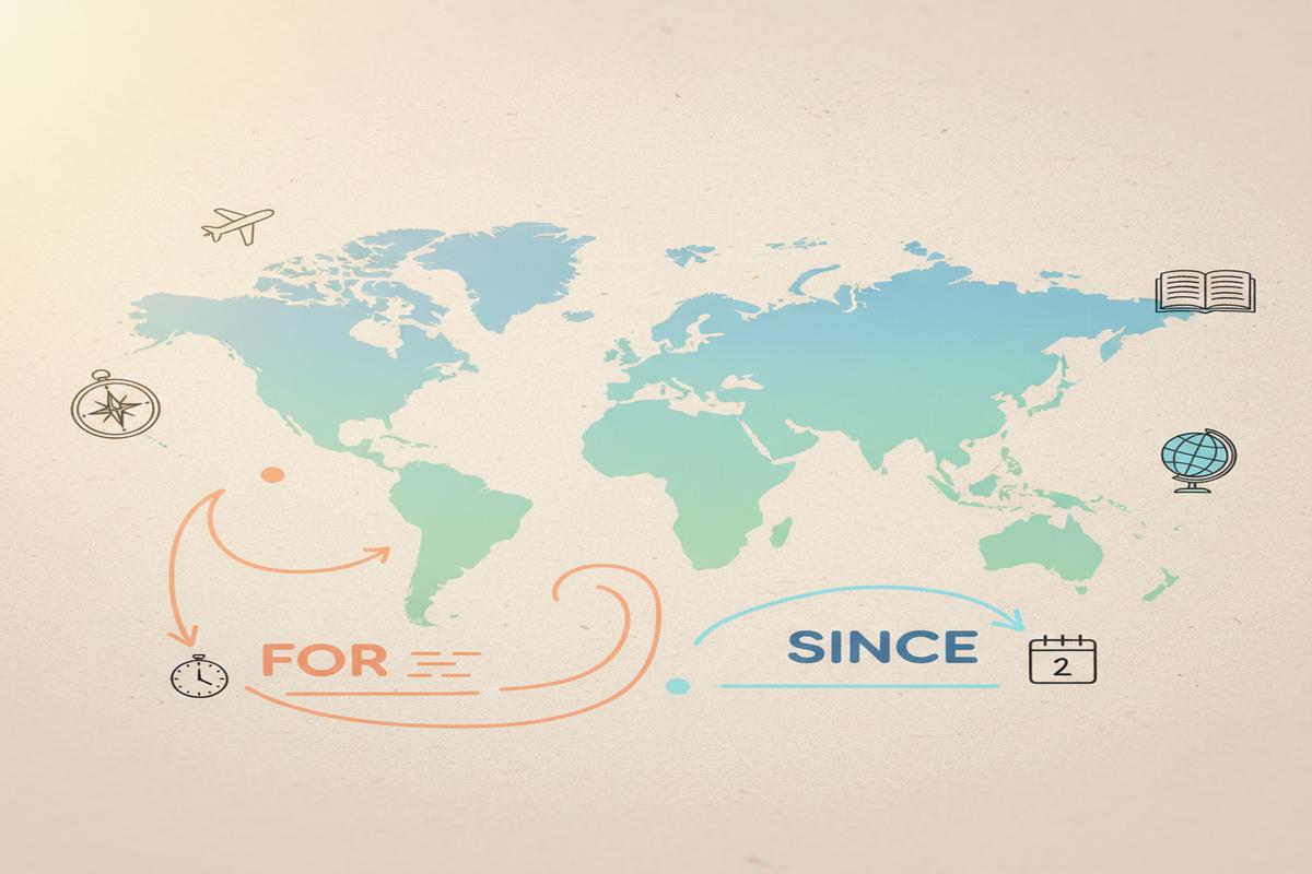 For ve Since: Farkı, Kullanımı, Zamanlar ve Örnekler