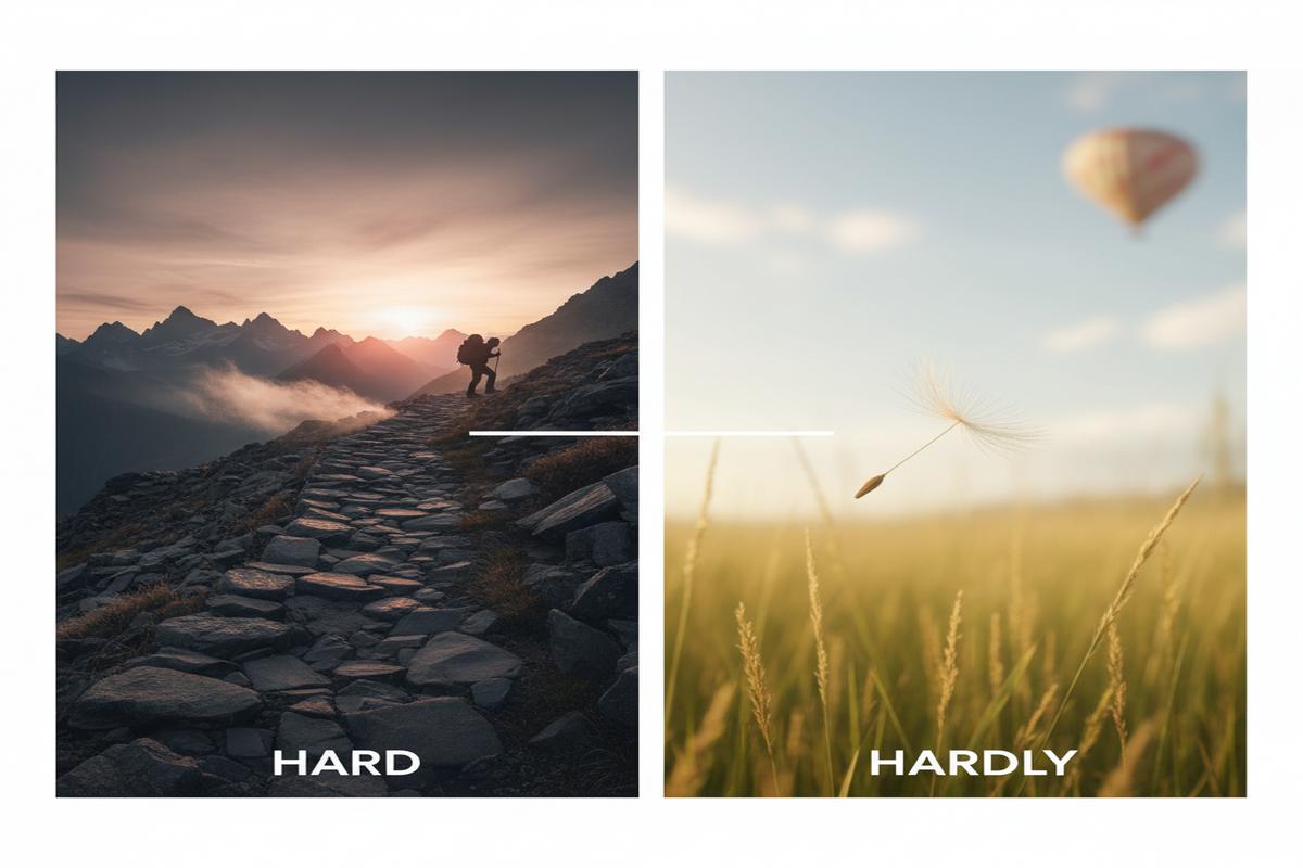 Hard ve Hardly: Anlam, Fark ve Doğru Kullanım Rehberi