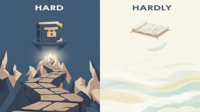 Hard vs Hardly: Anlam, Kullanım ve Hızlı Seçim İpuçları