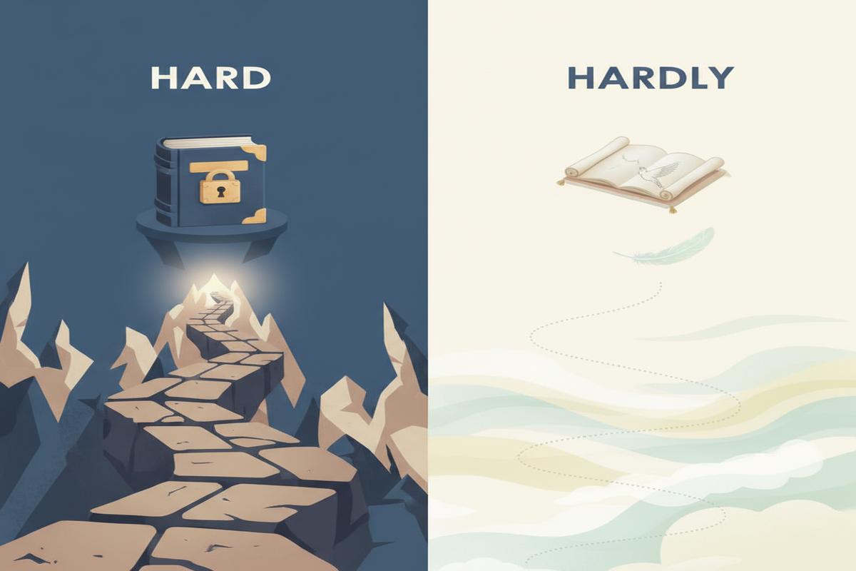 Hard vs Hardly: Anlam, Kullanım ve Hızlı Seçim İpuçları