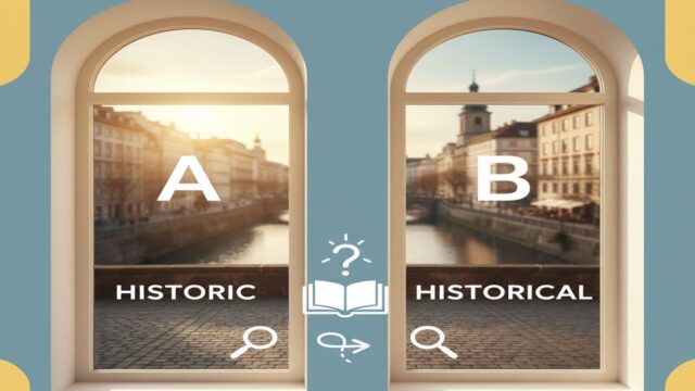 Historic ve historical: fark, kullanım, telaffuz rehberi