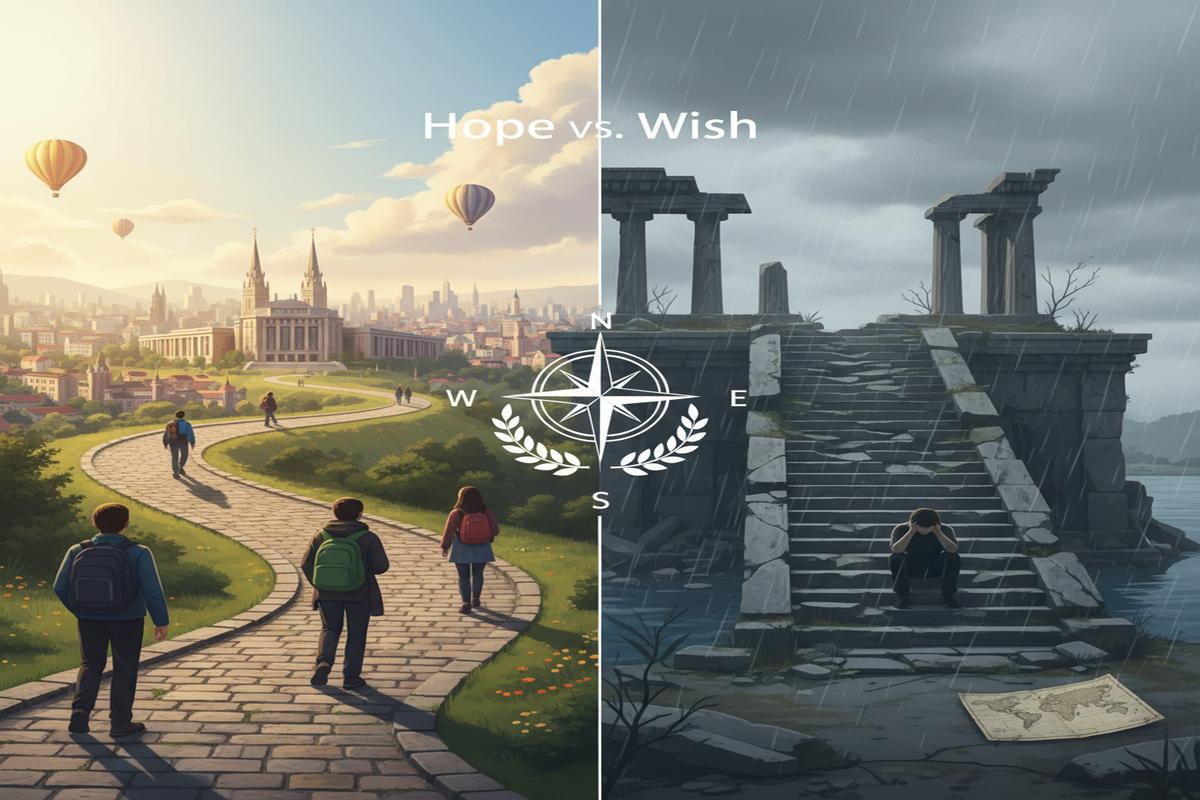 Hope ve Wish farkı: doğru kullanım, kalıplar ve örnekler