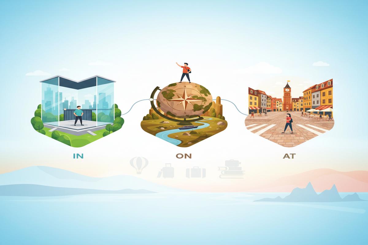 In, On, At: Mekân Edatları ve Hızlı Seçim Rehberi
