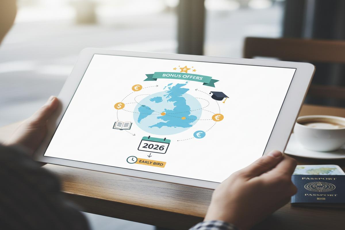 İngiltere dil okulu online kayıt bonusları rehberi