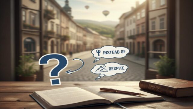 Instead of ve Despite: Doğru Kullanım, Yapı ve Örnekler