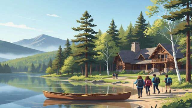 Lake Placid Lodge Work and Travel: Pozisyonlar, Ücret, Vize