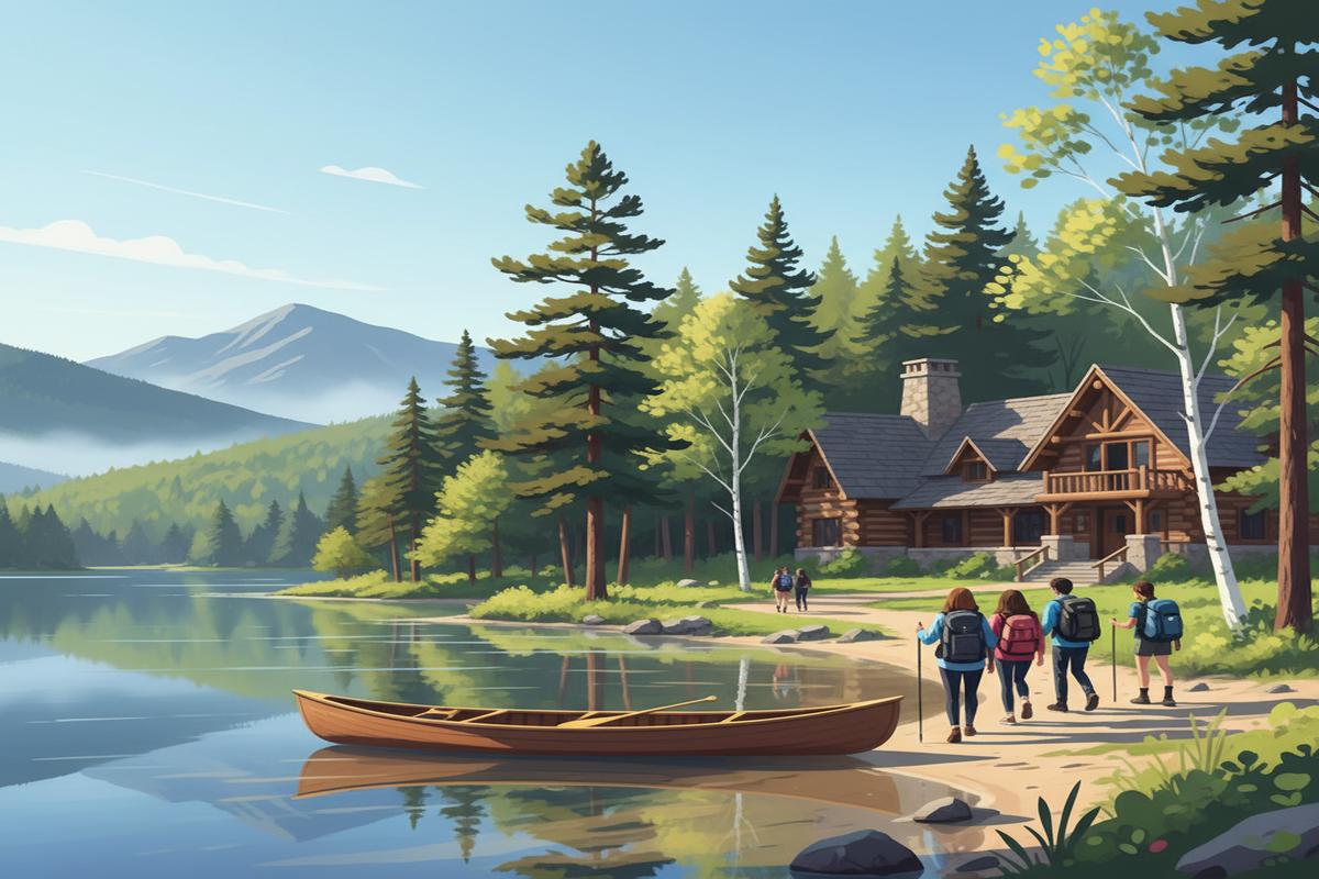 Lake Placid Lodge Work and Travel: Pozisyonlar, Ücret, Vize