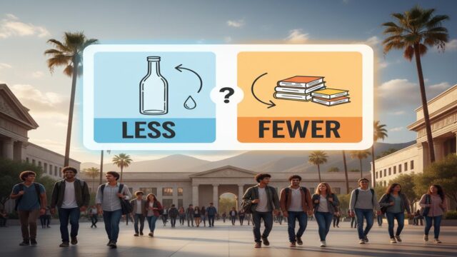 Less mi Fewer mı? Doğru Kullanım Rehberi + Hızlı Kurallar