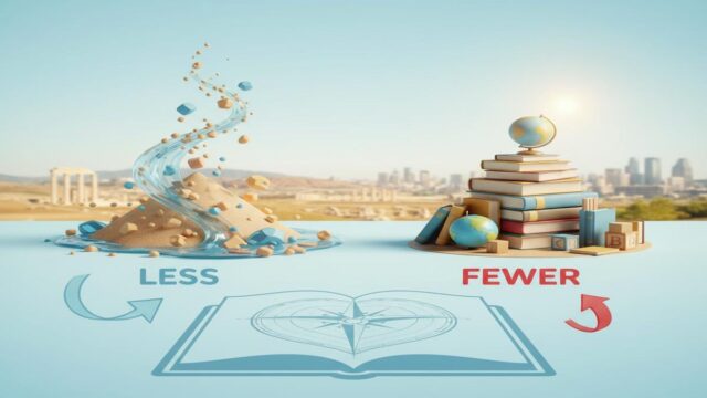 Less vs Fewer: Doğru Kullanım, İstisnalar ve İpuçları