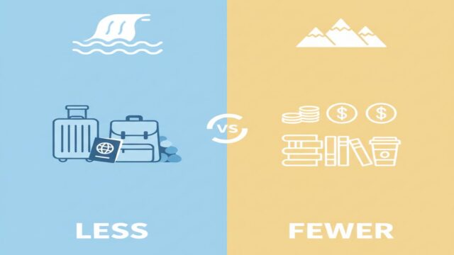 Less vs Fewer: Doğru Kullanım Rehberi + Hızlı Karar