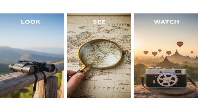 Look vs See vs Watch: Farklar ve Örneklerle Hızlı Rehber