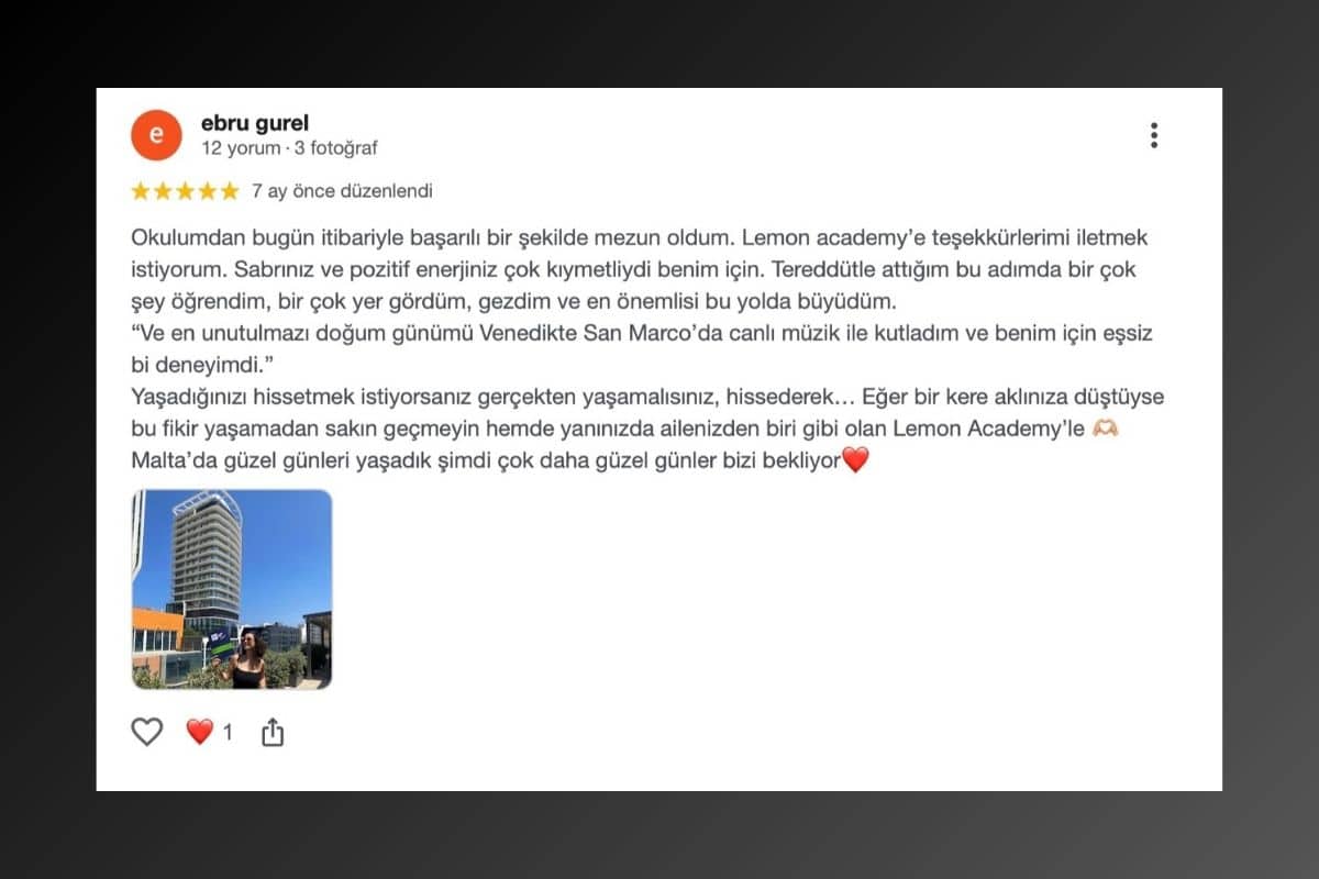 Malta Work and Study tavsiyeleri