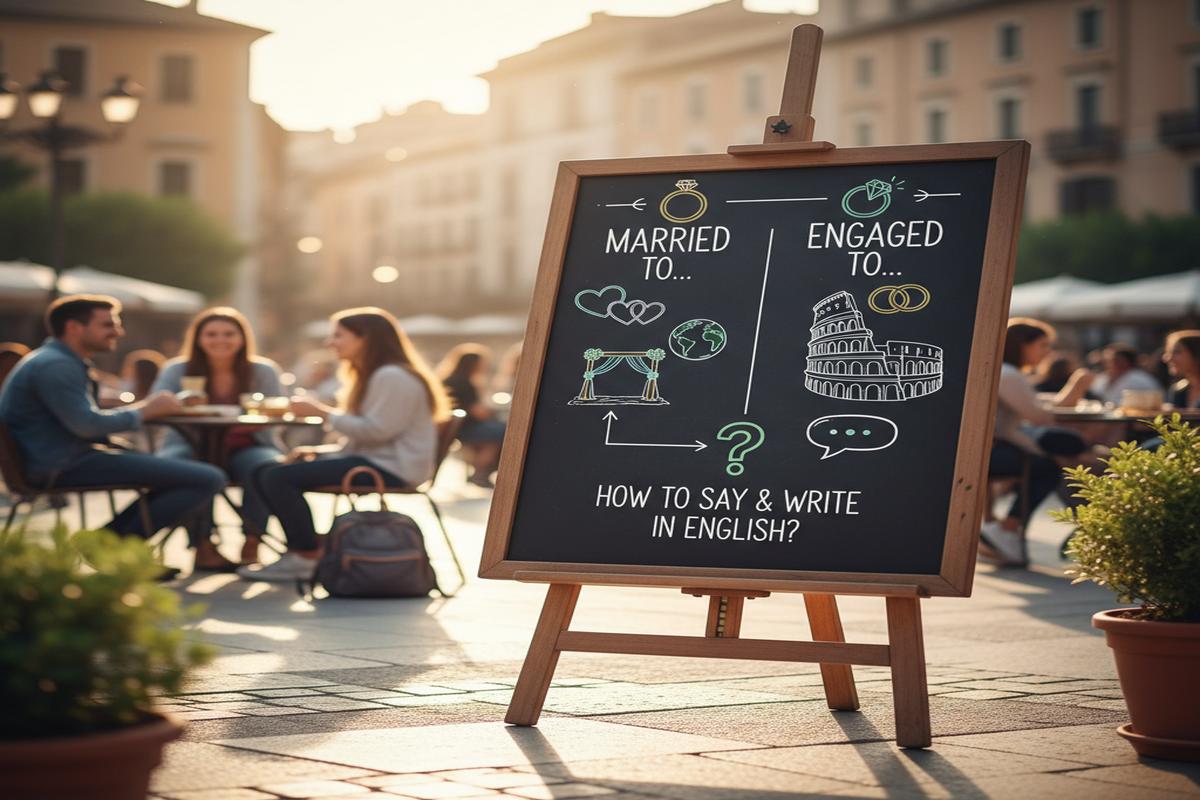 Married to mu, Engaged to mu? Doğru kullanım ve örnekler