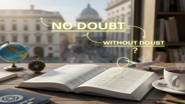 No doubt vs without doubt: Doğru kullanım ve örnekler