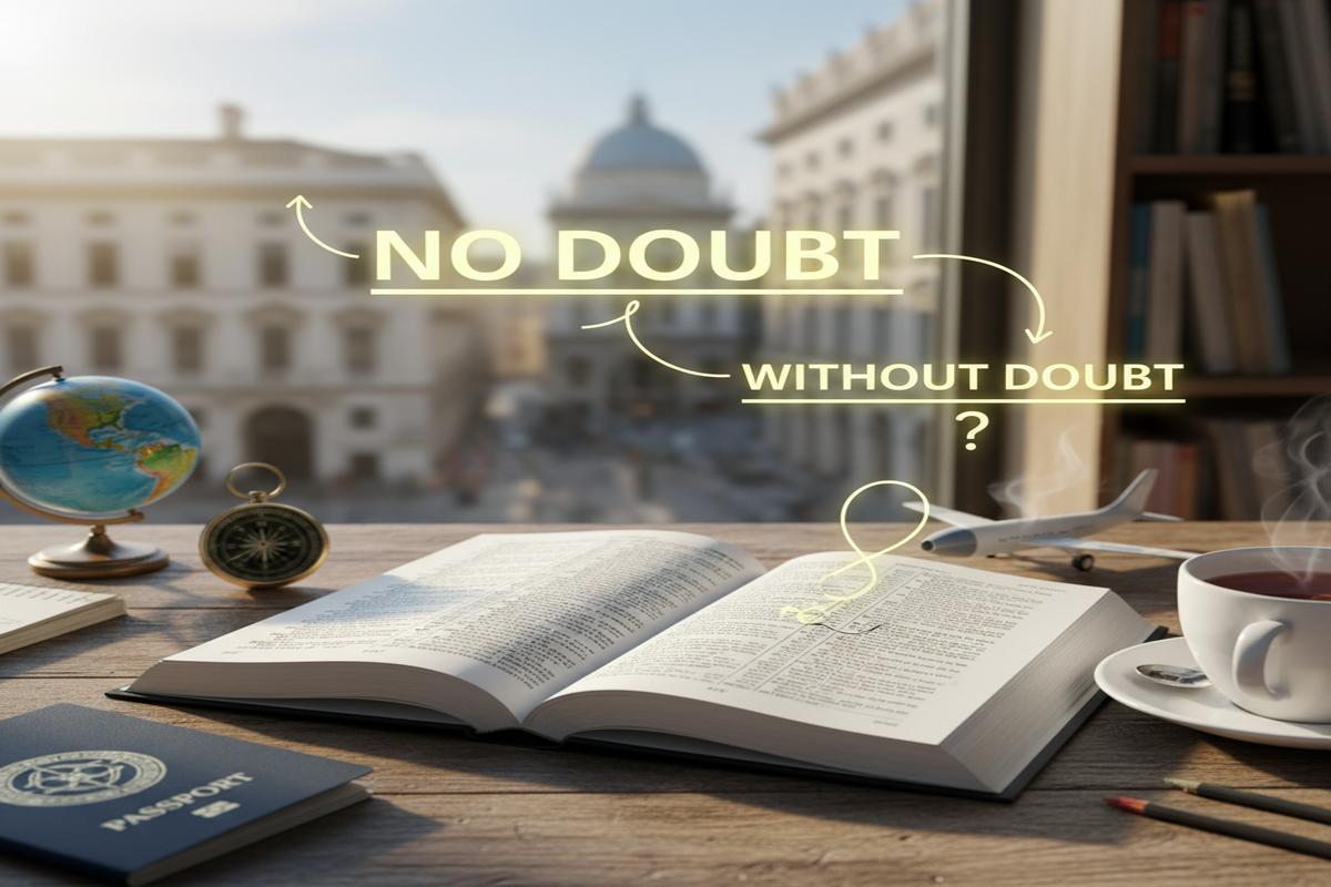 No doubt vs without doubt: Doğru kullanım ve örnekler