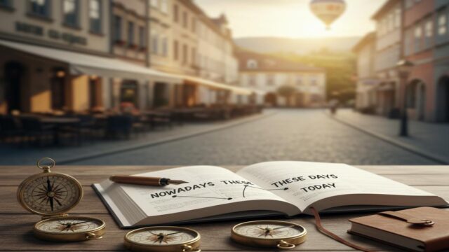 Nowadays, These Days ve Today: Doğru Kullanım Rehberi