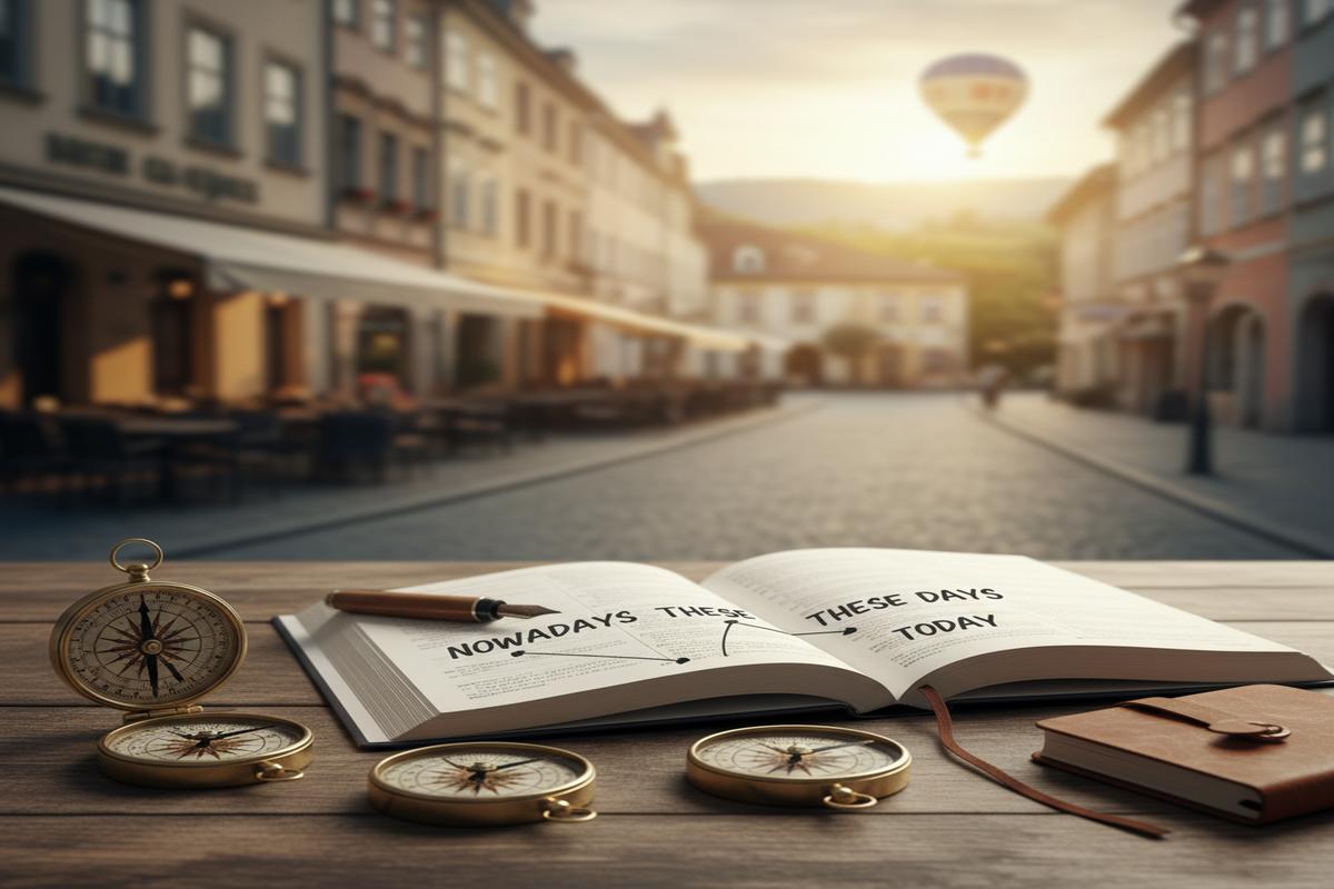 Nowadays, These Days ve Today: Doğru Kullanım Rehberi
