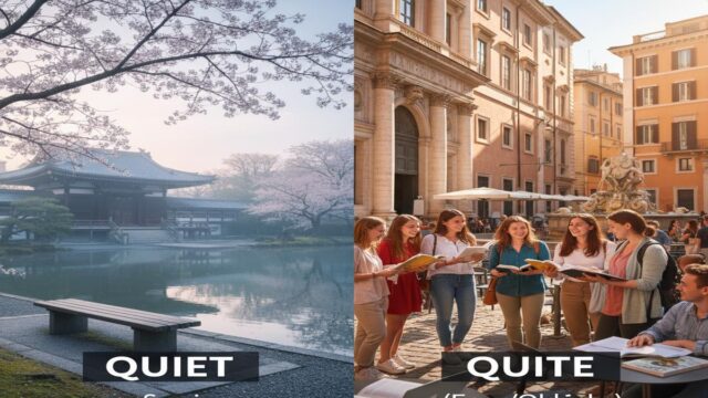 Quiet ve Quite Farkı: Anlam, Kullanım, Telaffuz Rehberi