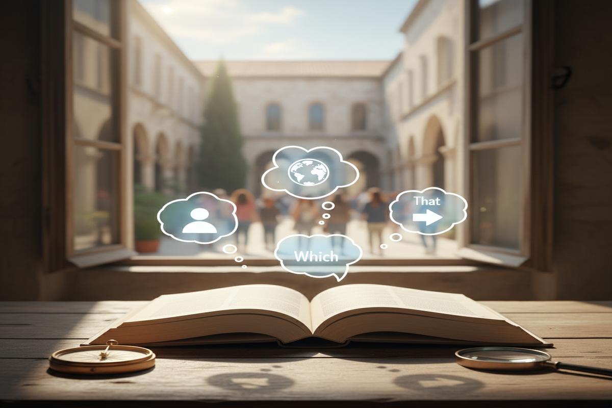 Relative Pronouns: who, which, that — Doğru kullanım rehberi
