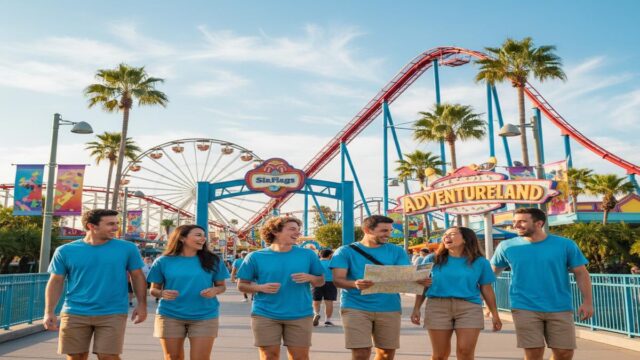 Six Flags Work and Travel: Pozisyonlar, Ücretler, Vize