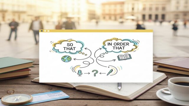 So that ve in order that: Amaç Cümlesi Rehberi + İpuçları