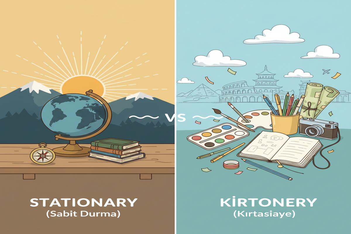 Stationary vs. stationery: Anlam, yazım ve kullanım rehberi
