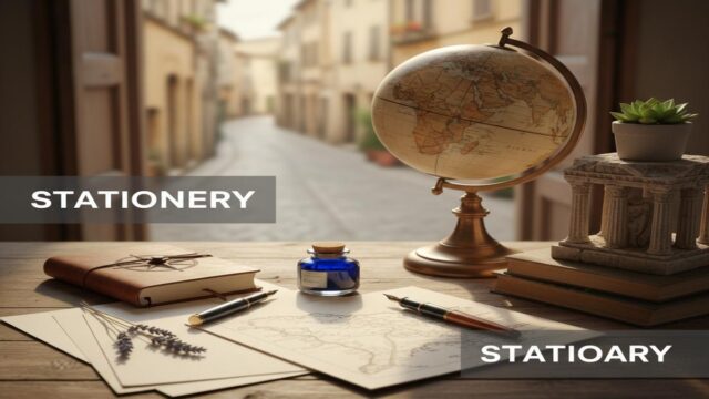 Stationery mi stationary mi? Doğru kullanım rehberi