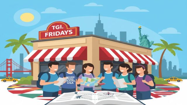 TGI Fridays Work and Travel: Pozisyonlar, Ücretler, Vize