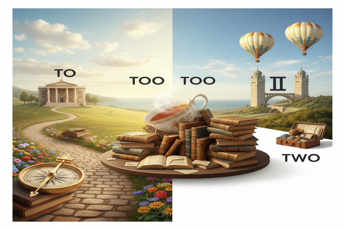 To, Too ve Two: Farkları ve Doğru Kullanım Rehberi