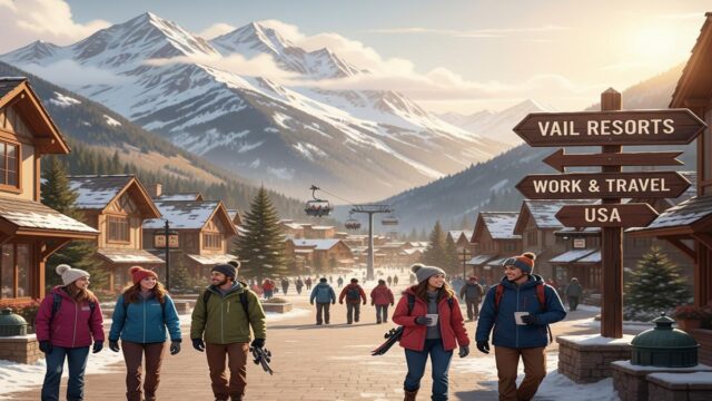 Vail Resorts Work and Travel: Pozisyonlar, Ücret, Vize