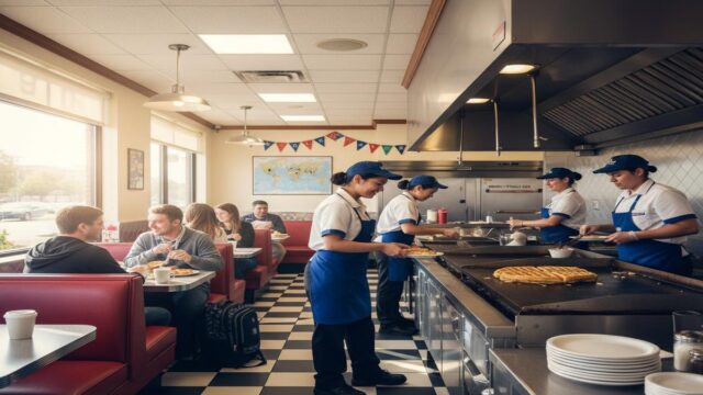 Waffle House Work and Travel Rehberi: Pozisyon, Maaş, Vize