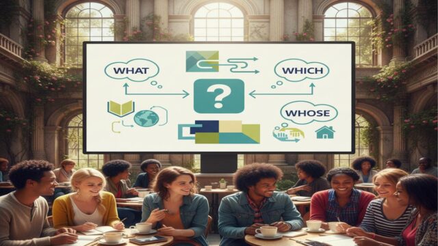 Wh-Determiners: Which, What, Whose ile Doğru Soru Kurma