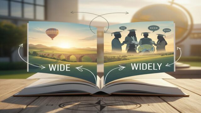 Wide vs Widely: Doğru Kullanım, Örnekler ve İpuçları