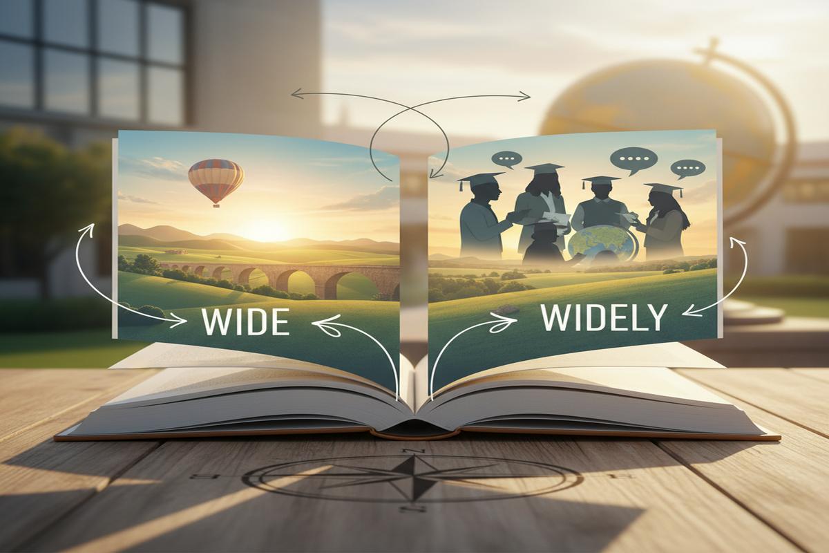Wide vs Widely: Doğru Kullanım, Örnekler ve İpuçları