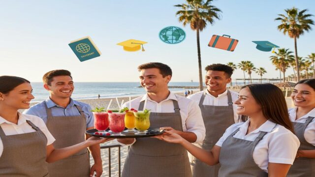 Work and Travel Beverage Server: Görev, Ücret, Vize Rehberi