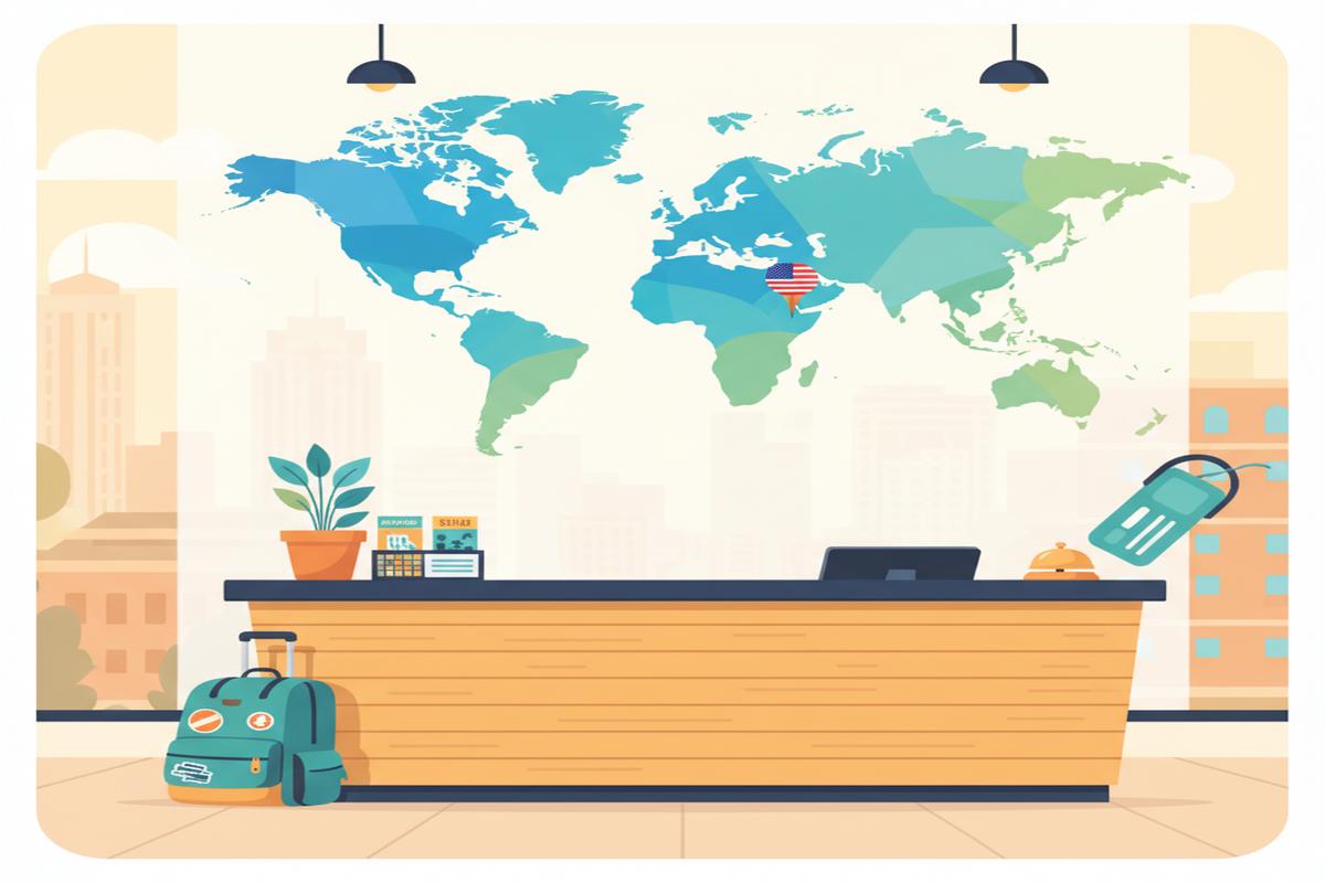 Work and Travel Resepsiyonist: Görevler, Ücret, Vize Rehberi