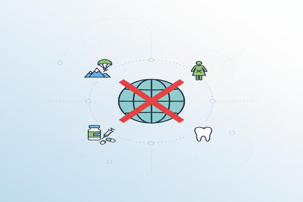 Work and Travel sağlık sigortası: Kapsam dışı rehber