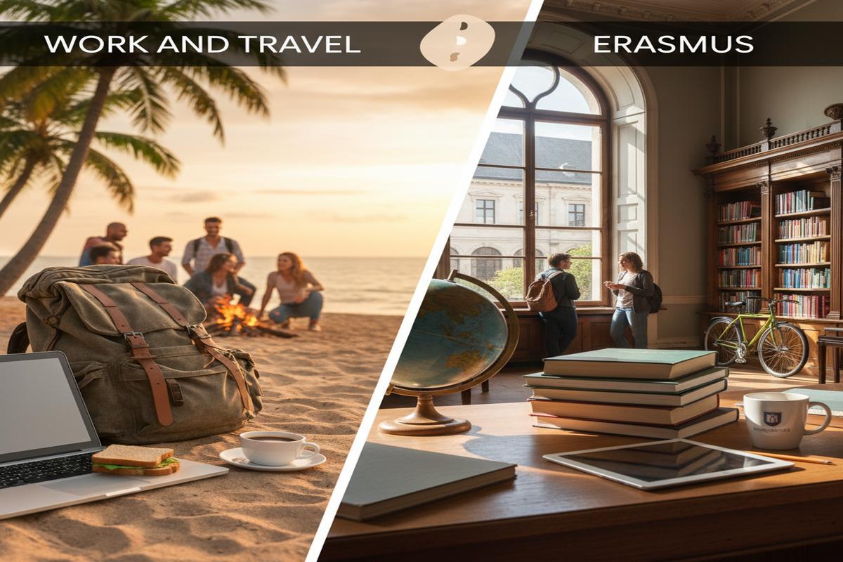 Work and Travel vs Erasmus: Farklar, Maliyet, Vize Rehberi