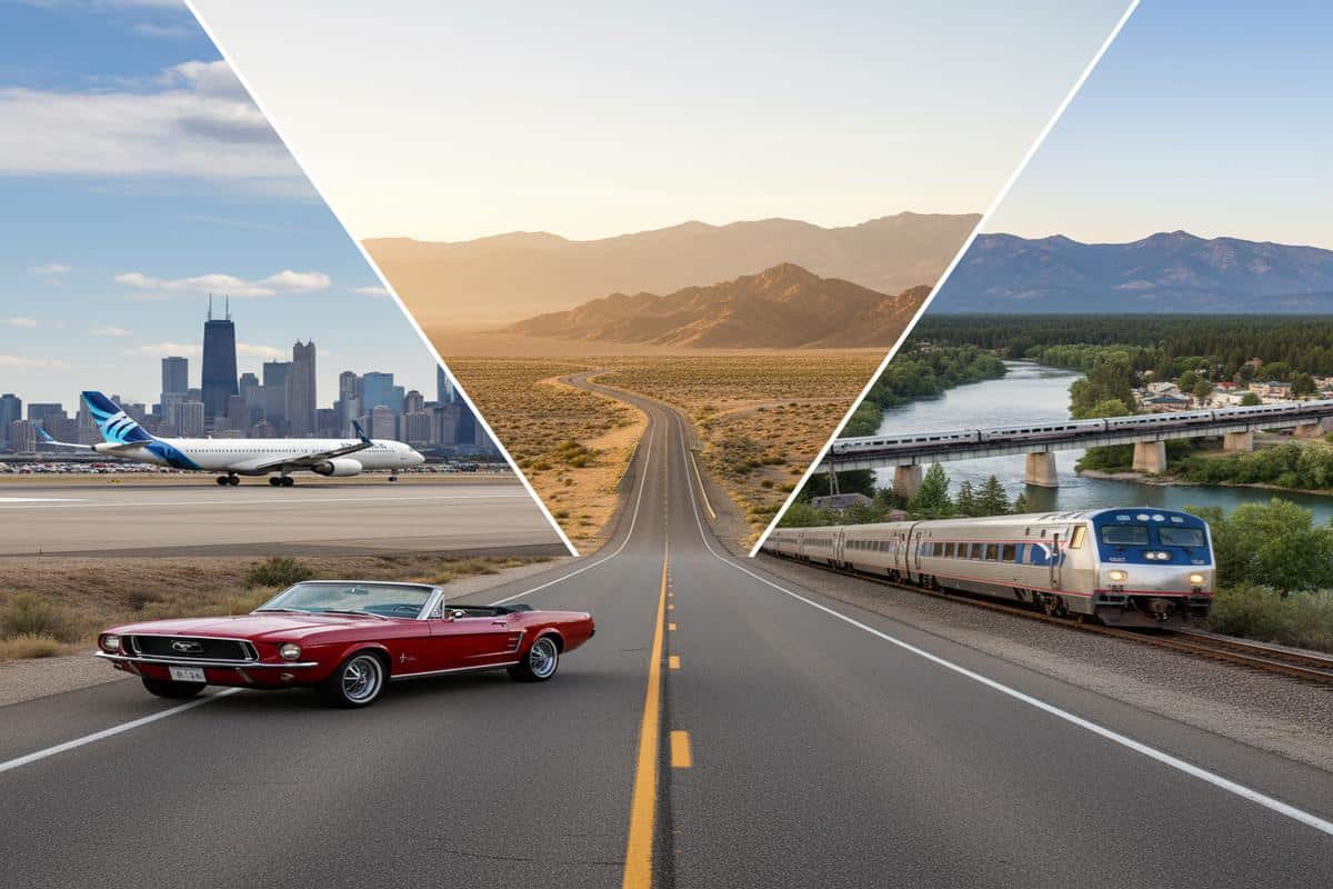 Amerika’da Şehirler Arası Ulaşım: Uçak, Araba, Tren Rehberi