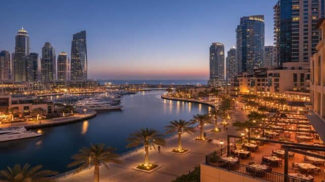 Dubai Marina ve JBR Akşam Yürüyüşü: Rota, Ulaşım, İpuçları