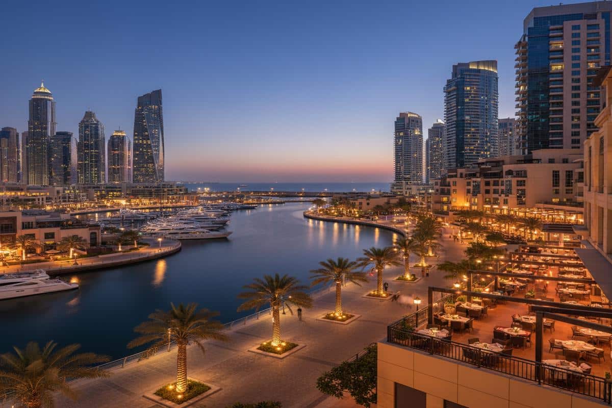 Dubai Marina ve JBR Akşam Yürüyüşü: Rota, Ulaşım, İpuçları