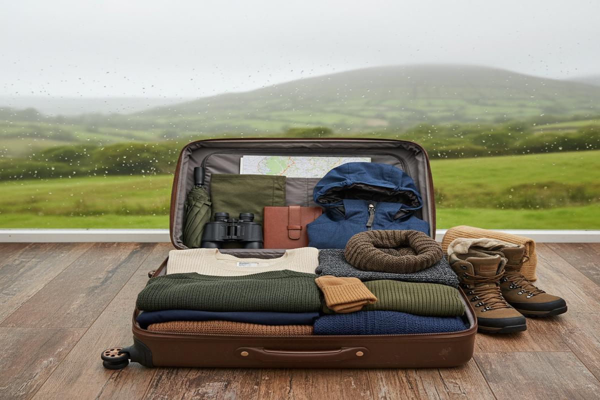 İrlanda Valiz Listesi: Katmanlı Giyim ve Yağmura Hazırlık