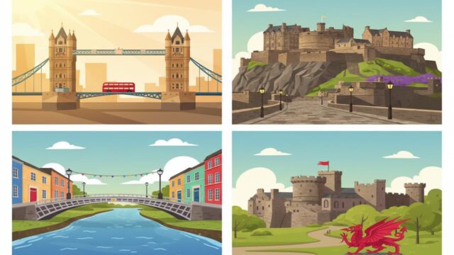 Londra–Edinburgh–Dublin–Cardiff: Ulaşım ve Bütçe Rehberi