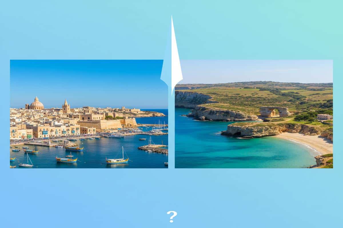 Malta mı Gozo mu? Dil okulu, bütçe, ulaşım karşılaştırma