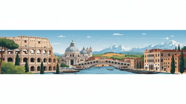 Roma’dan Venedik’e Trenle Rota: En İyi Duraklar ve İpuçları