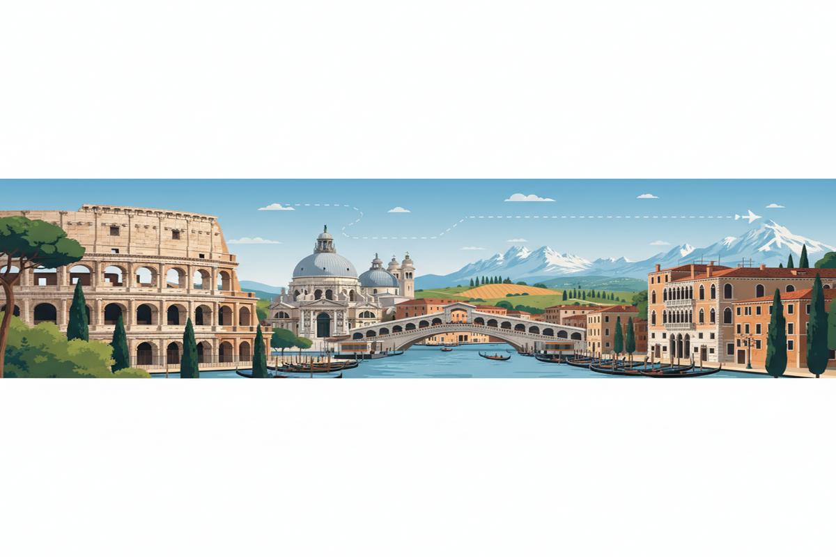 Roma’dan Venedik’e Trenle Rota: En İyi Duraklar ve İpuçları