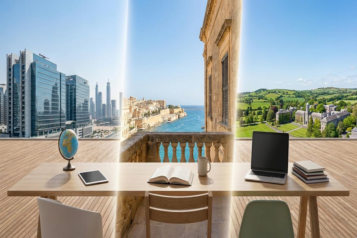 Dubai, Malta, İrlanda Work & Study: Hangisi size uygun?
